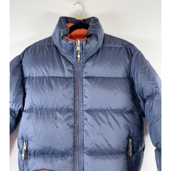 Reversible Down Jacket with Racing Patch by Mark Buchanan, 90s-00s Pelle Pelle - Picture 5 of 15